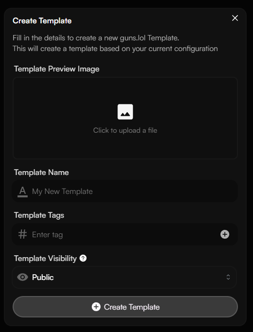 Create Template